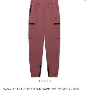 ASRV Red Tetra-Lite Standard Zip Jogger
